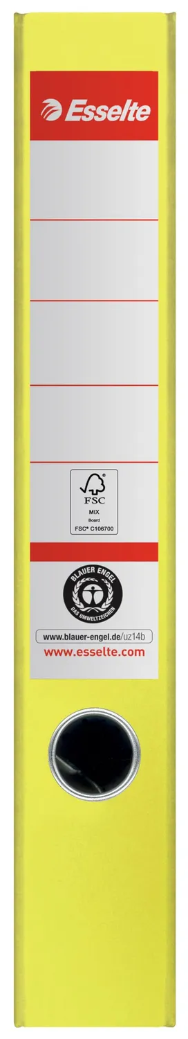 Esselte 627573 registratore a leva giallo dorso 5 cm
