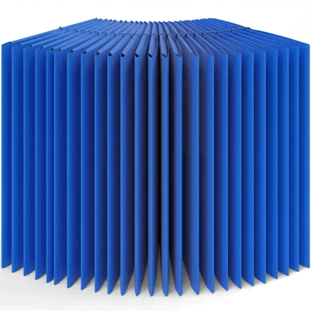ACROPAQ Cartelline A4 Elastico Blu 25 Pezzi