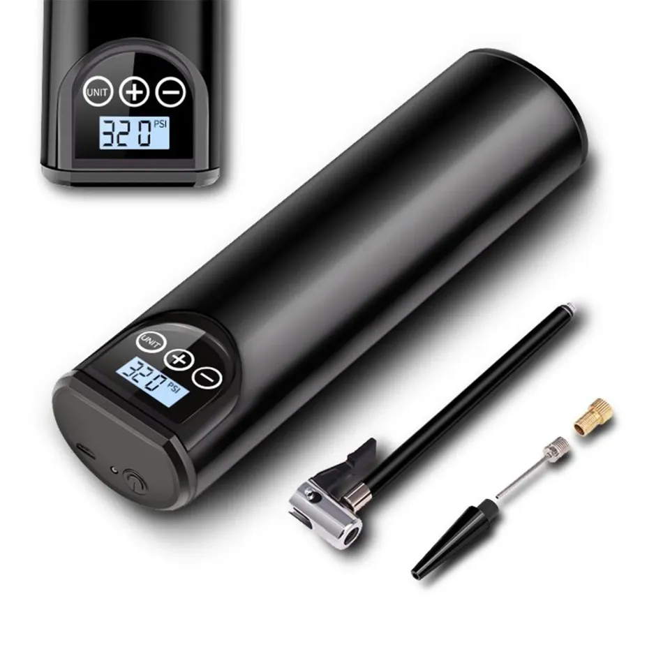 ACROPAQ pompa bici elettrica ricaricabile con luce