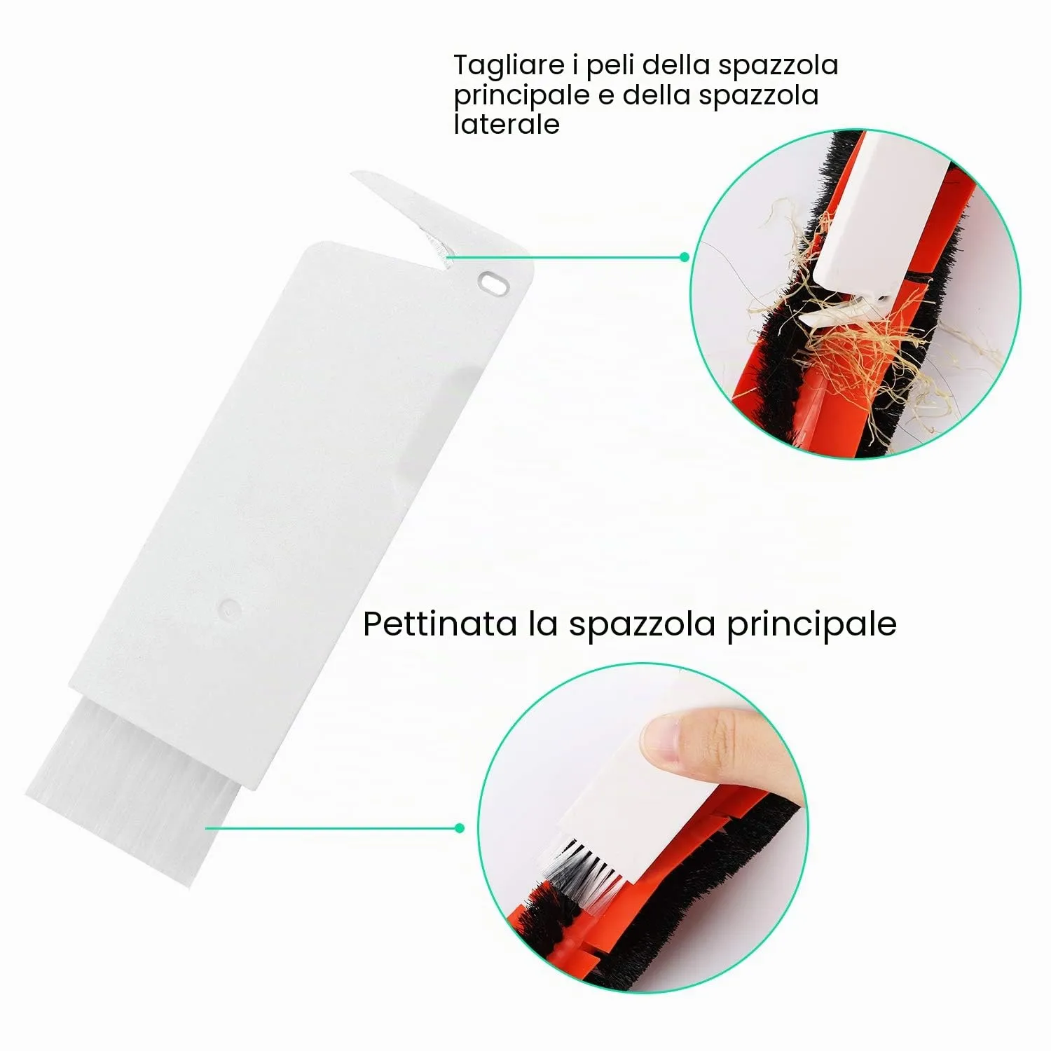 ABClife Kit Ricambi Xiaomi S50 S51 Aspirapolvere Robot 13 Pezzi HEPA