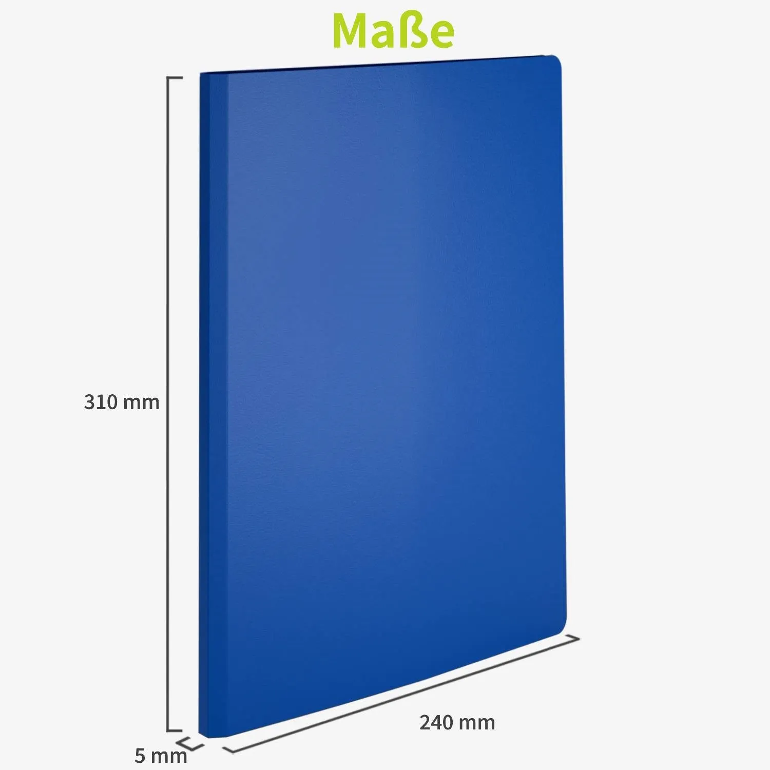 ACROPAQ Portalistini A4 30 Buste Blu per Documenti