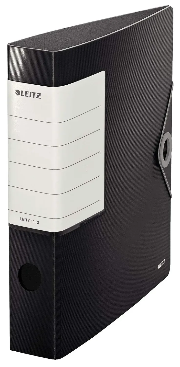 Leitz Ergo WOW 11130095 raccoglitore a leva nero dorso 62 mm