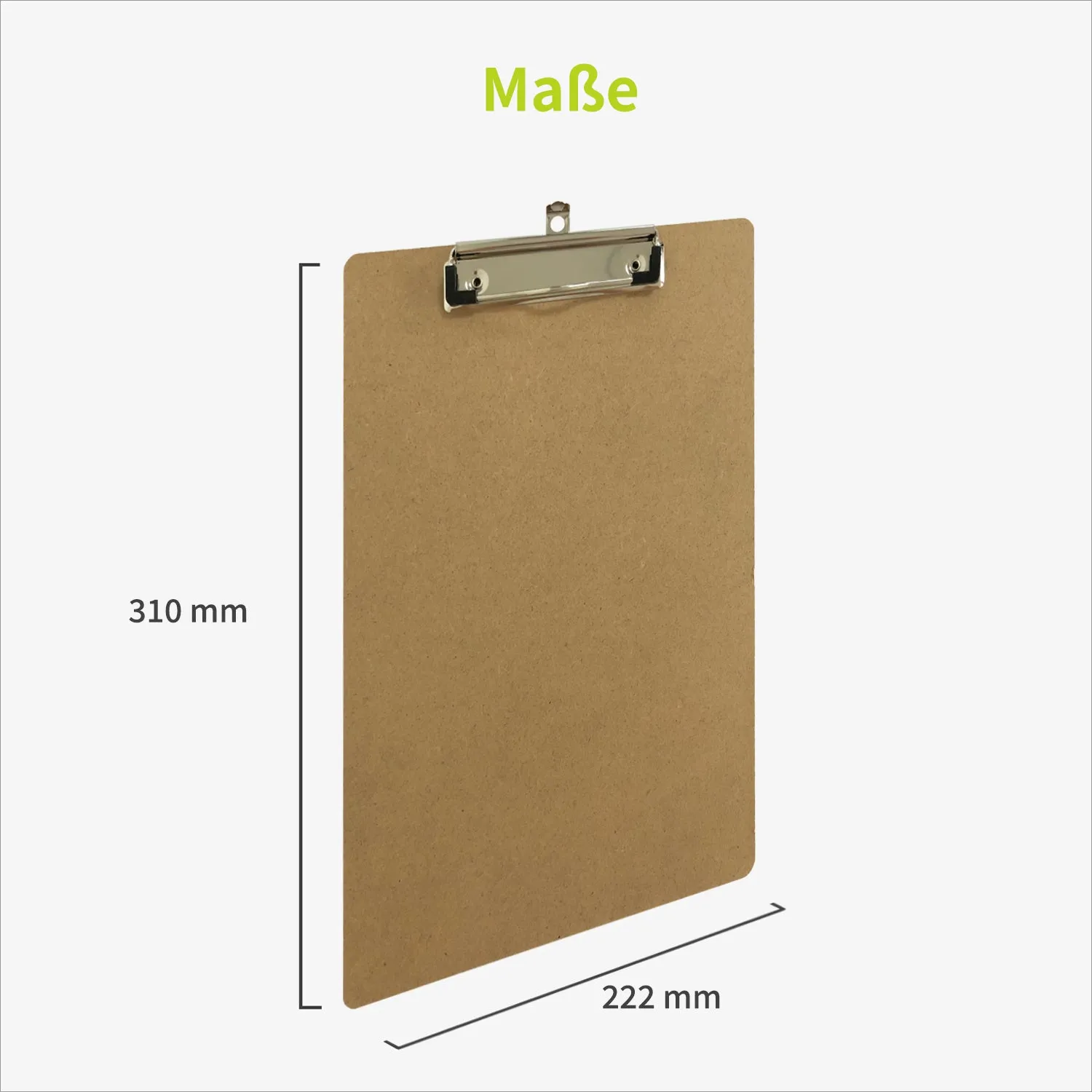 ACROPAQ Portablocco A4 in Legno MDF Leggero