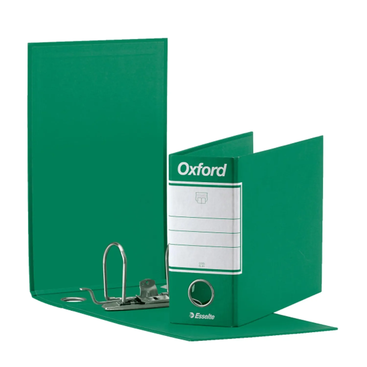 Oxford G81 390781180 registratore memorandum leva verde 8 cm