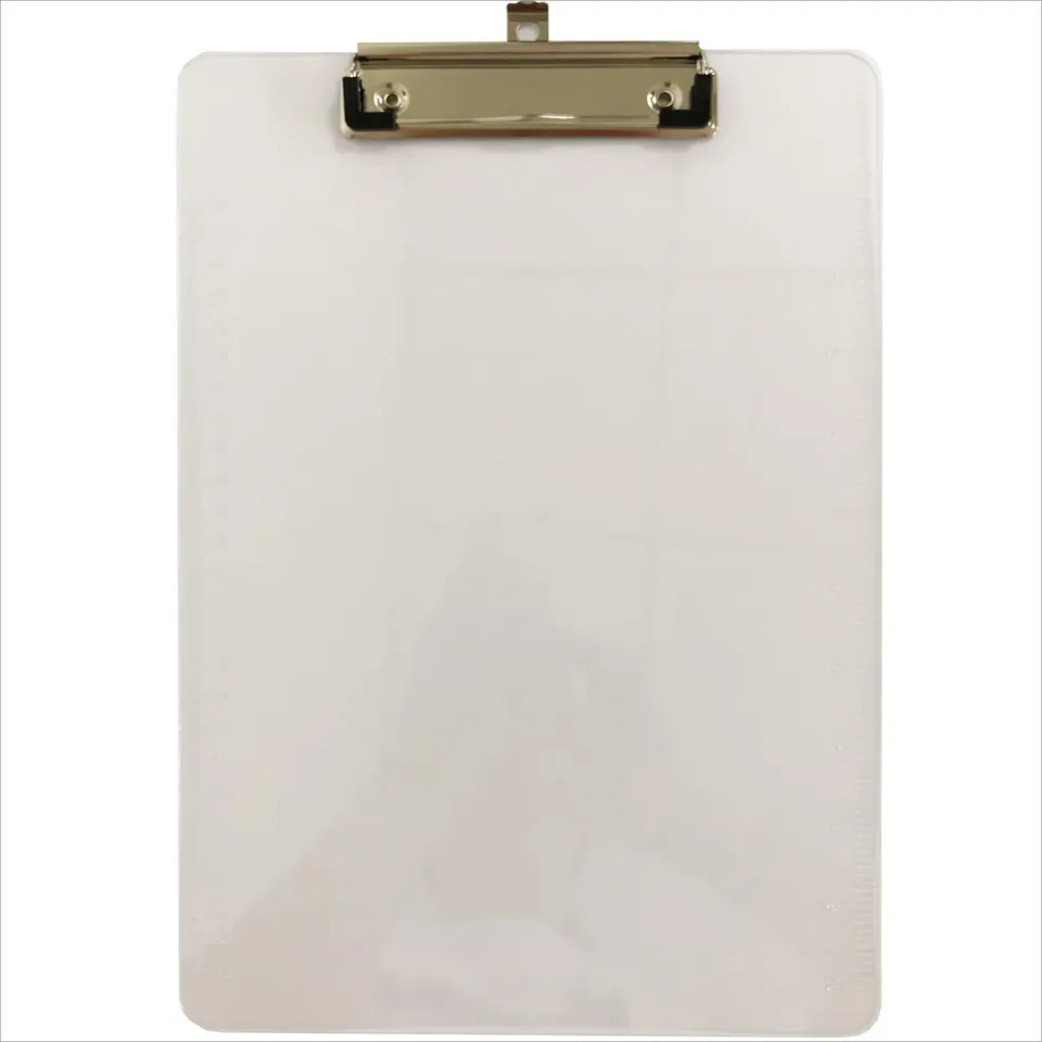 ACROPAQ Portablocco A4 Trasparente Clipboard Rigido