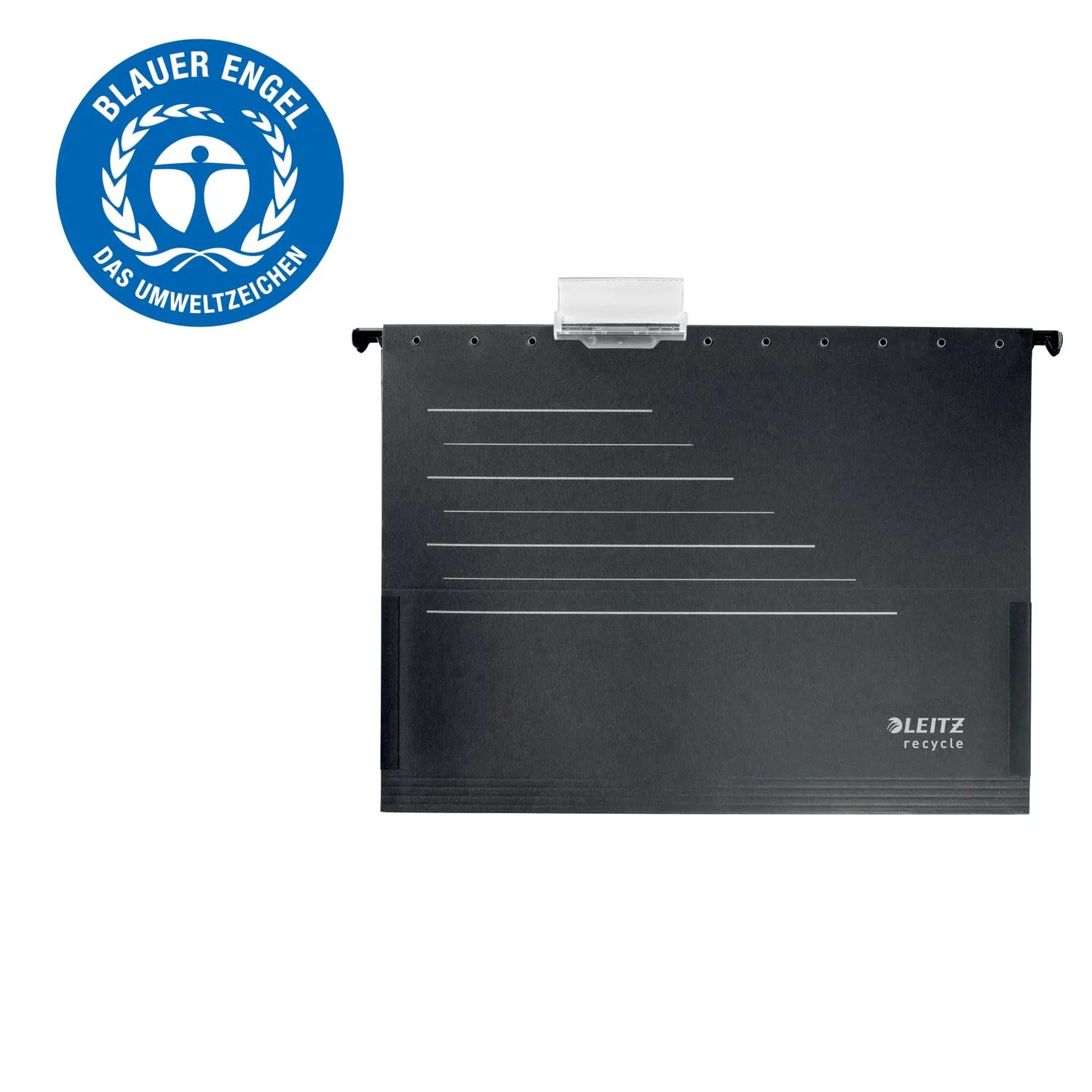 Leitz Recycle Alpha Cartella Sospesa A4 nera riciclabile singola