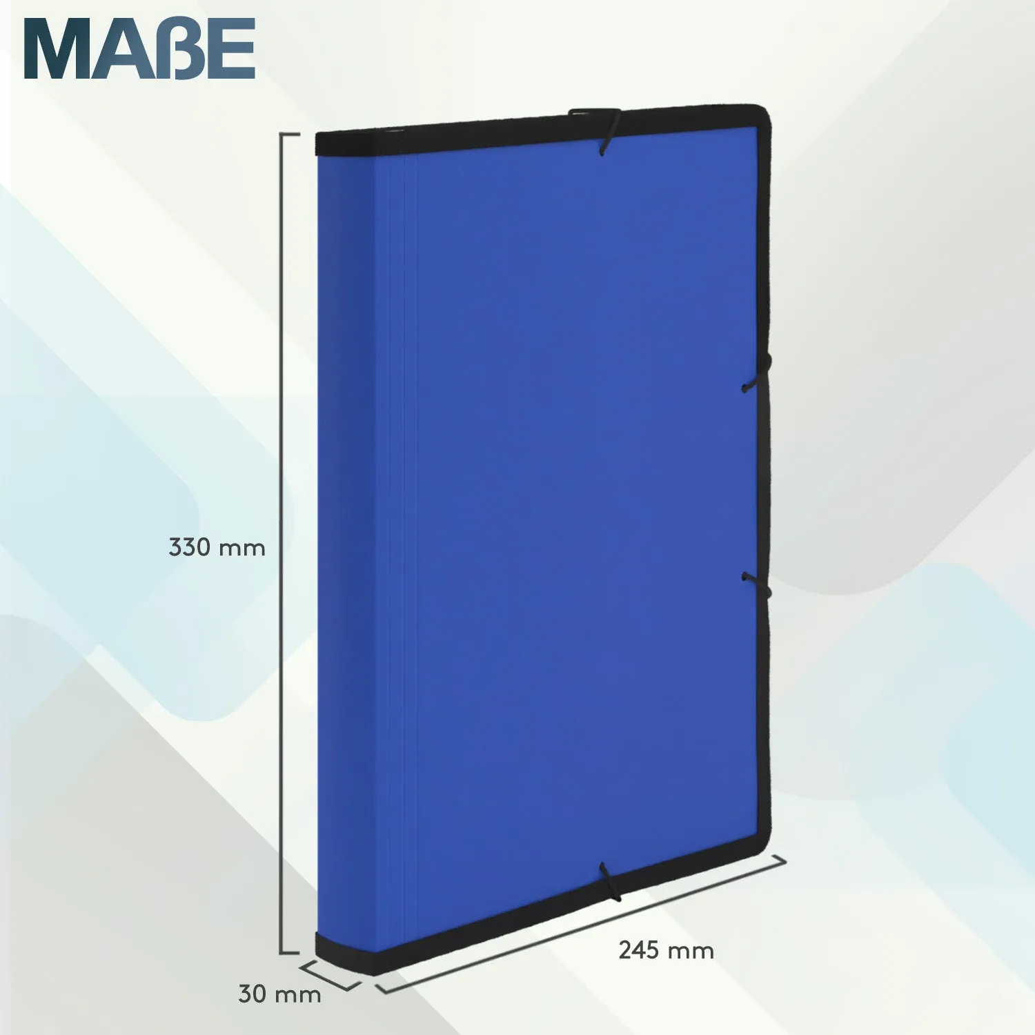 ACROPAQ cartella portadocumenti A4 12 scomparti blu