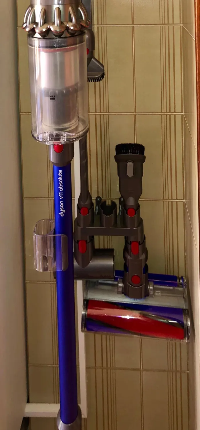 ABClife supporto parete aspirapolvere Dyson V7 V8 V10 grigio accessori