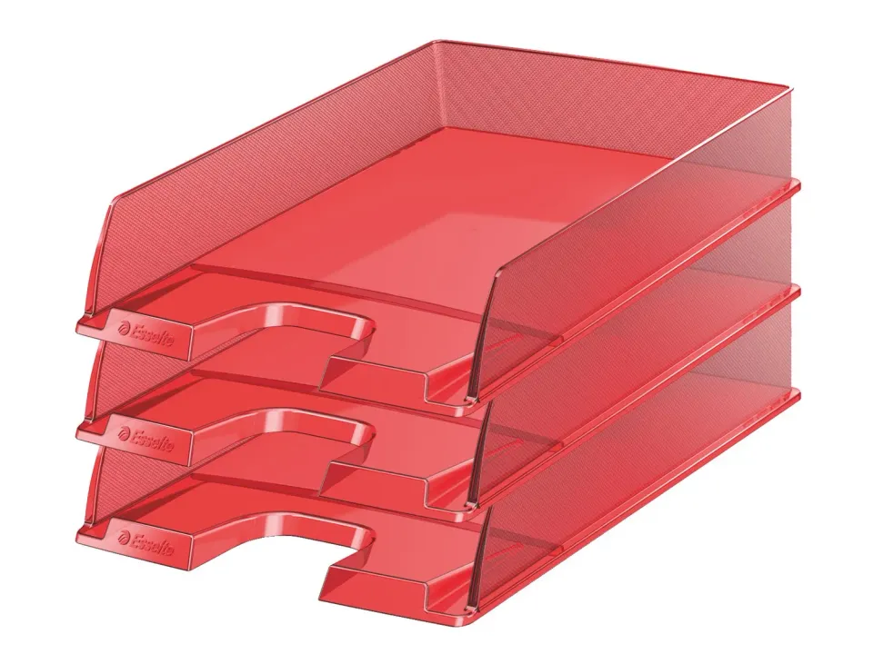 Esselte Europost Vaschetta Portacorrispondenza A4 Set 10 Pezzi Rosso