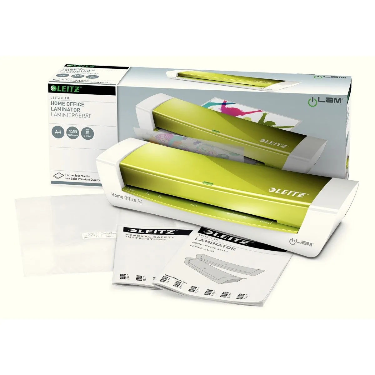 Leitz iLam WOW 73680064 plastificatrice A4 verde 125 mic