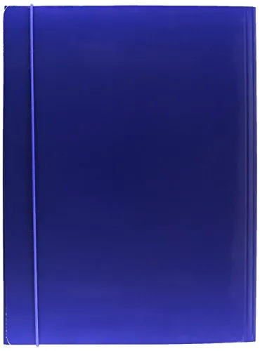 Esselte C46 cartella 3 lembi con elastico blu 25x35 cm