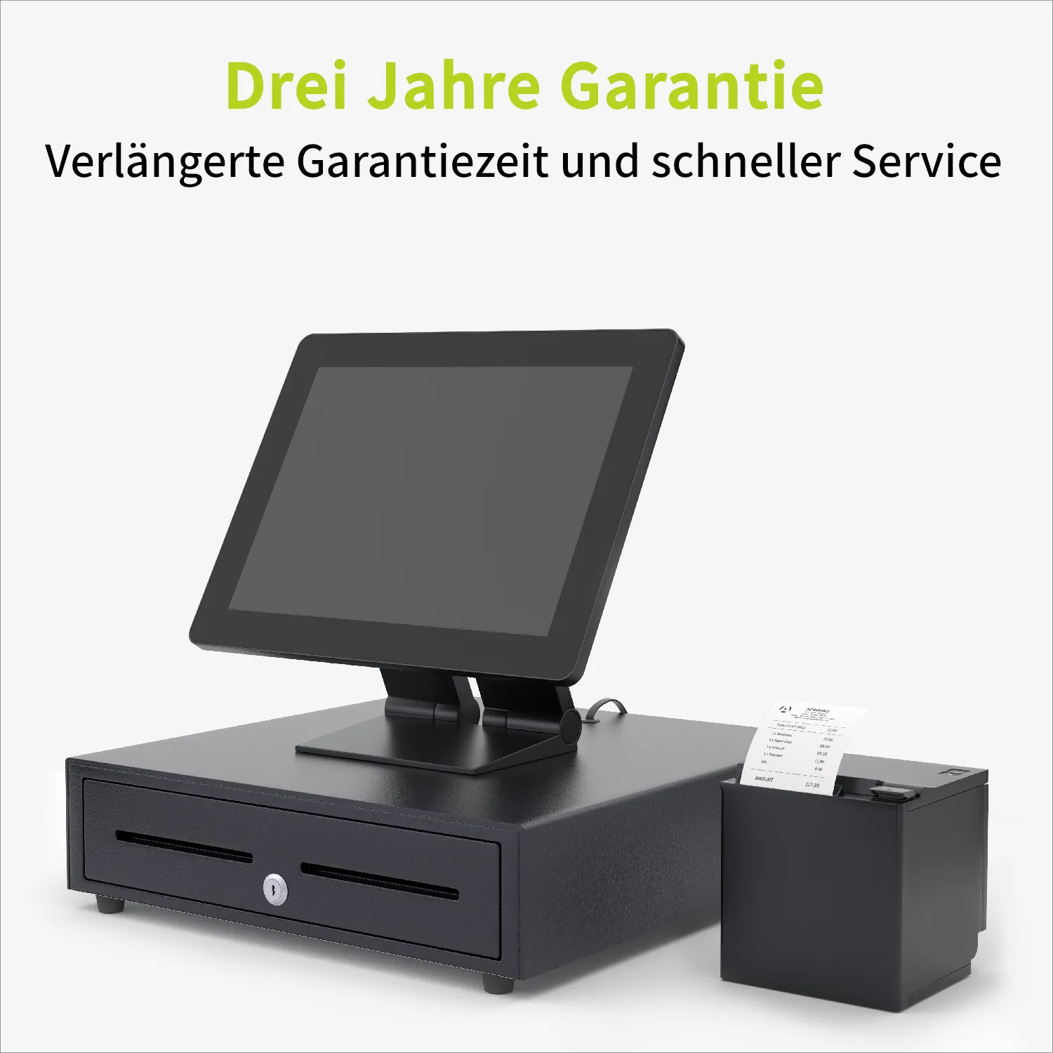ACROPAQ cassetto contanti 41x41 cm RJ11 nero