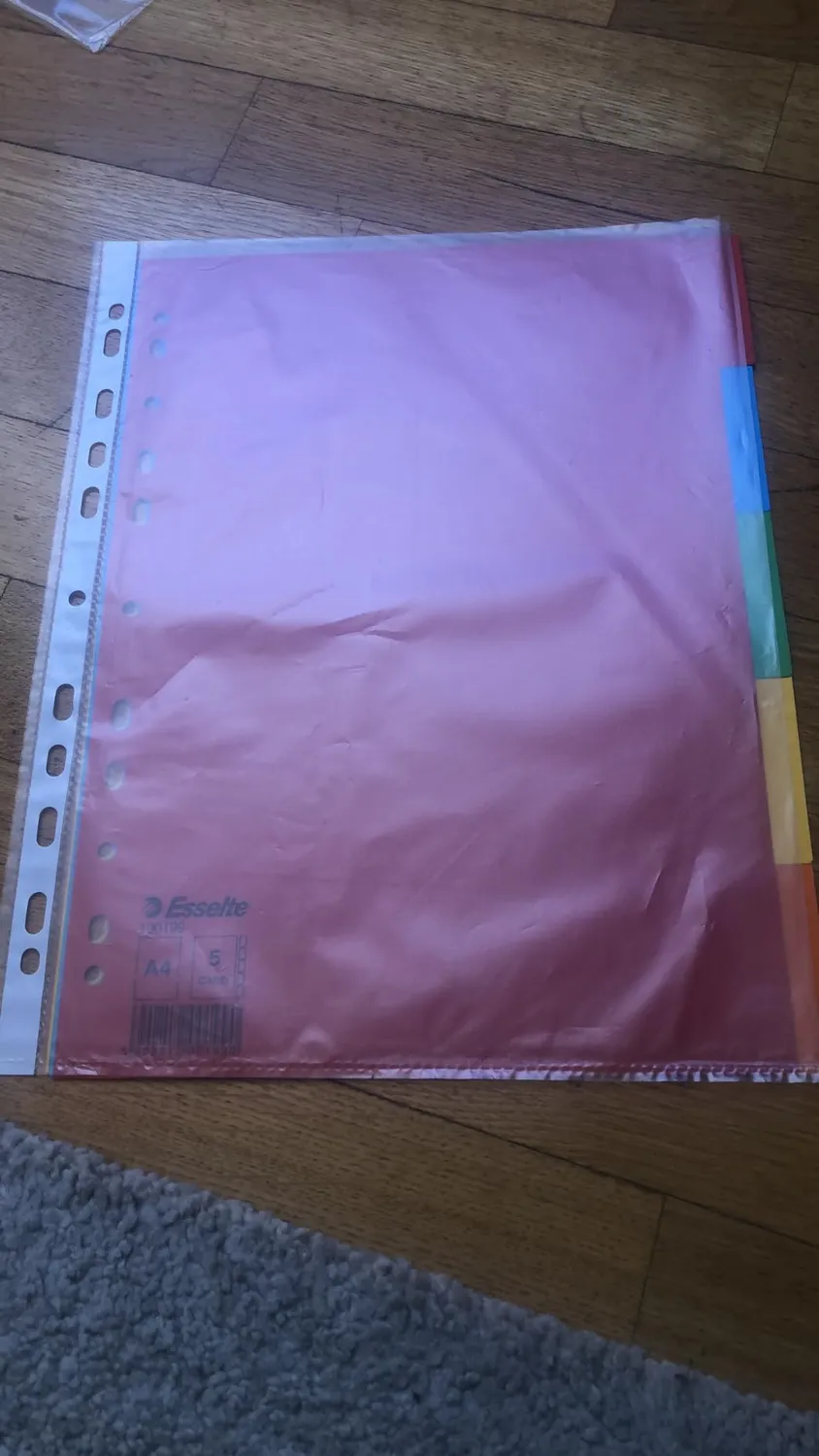 Esselte Divisori 100202 12 Tasti A4 Multicolore 10 pezzi