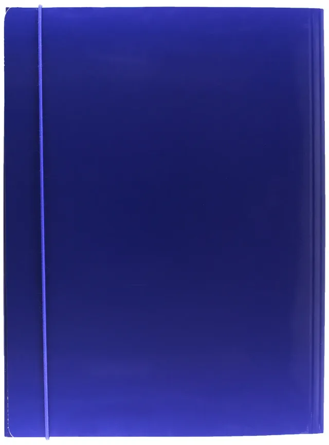 Esselte C46 cartella 3 lembi con elastico blu 25x35 cm