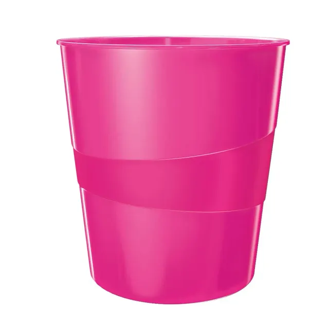 Leitz WOW cestino gettacarte 15 litri fucsia metallizzato