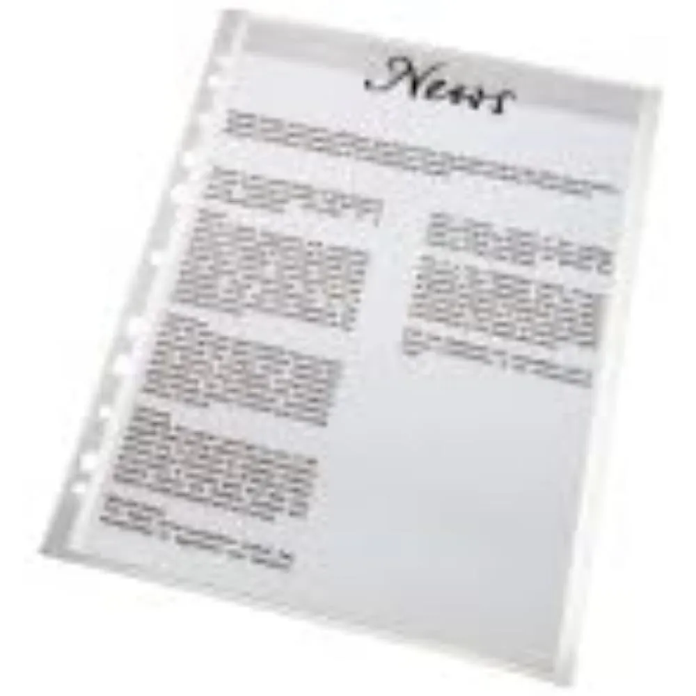 Oxford Esselte Buste Trasparenti A4 100 Pezzi Opache 56171