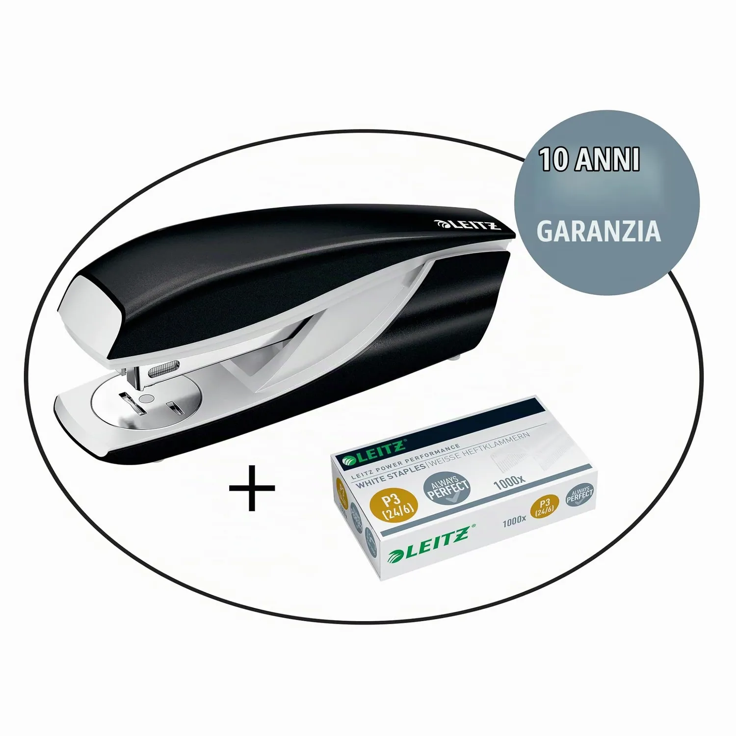 Leitz Ergo WOW Power Performance P3 24/6 punti bianchi 1000 pz 30 fogli