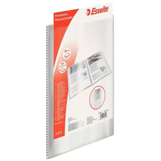 Esselte 395484040 portalistino trasparente 40 buste A4