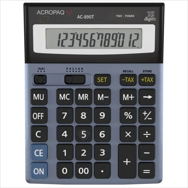 ACROPAQ Calcolatrice grande 12 cifre display XL
