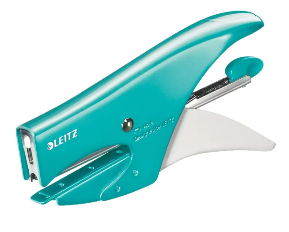 Leitz Ergo WOW 55472051 cucitrice a pinza acquamarina 15 fogli