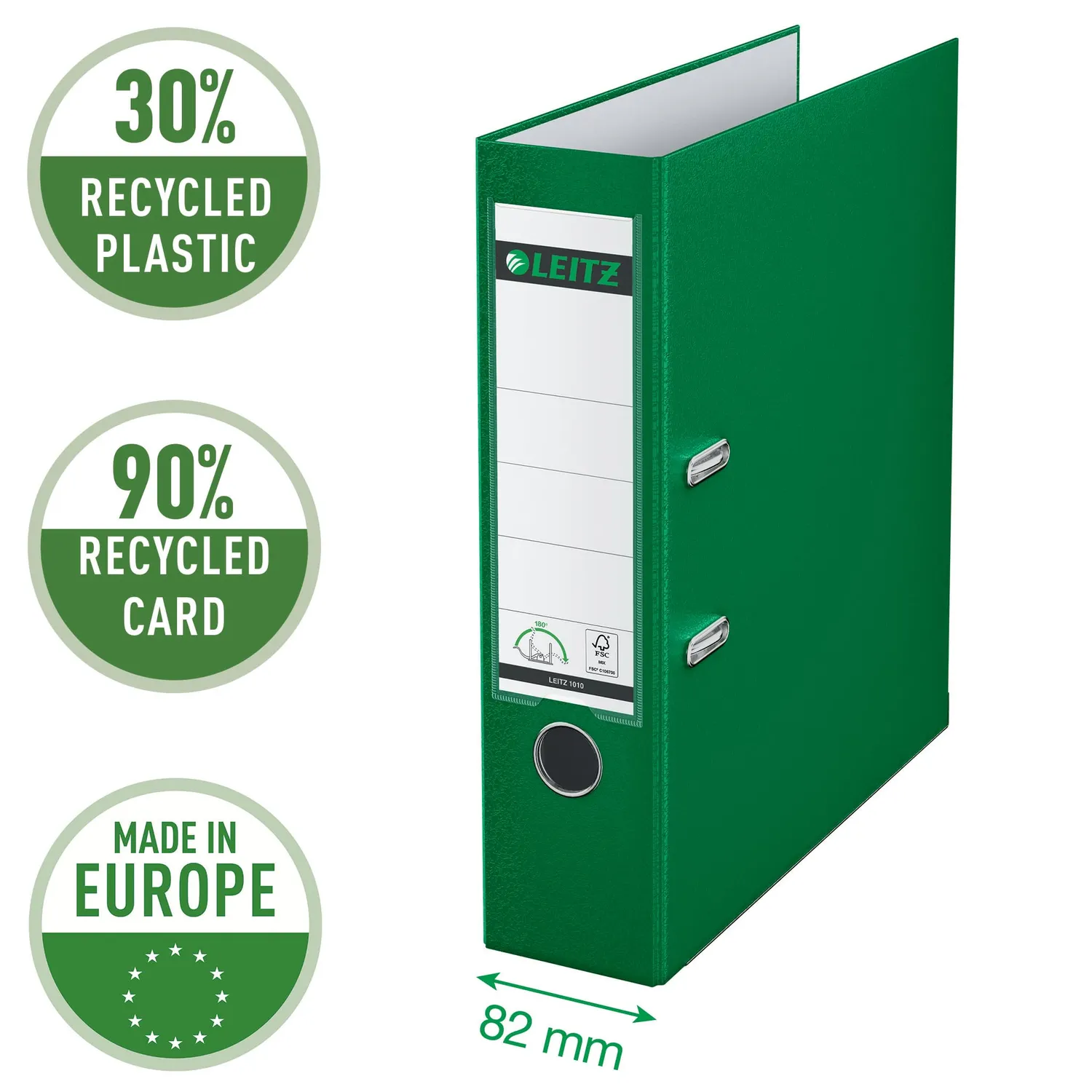 Leitz MyBox 10105055 raccoglitore a leva verde 8,2 cm
