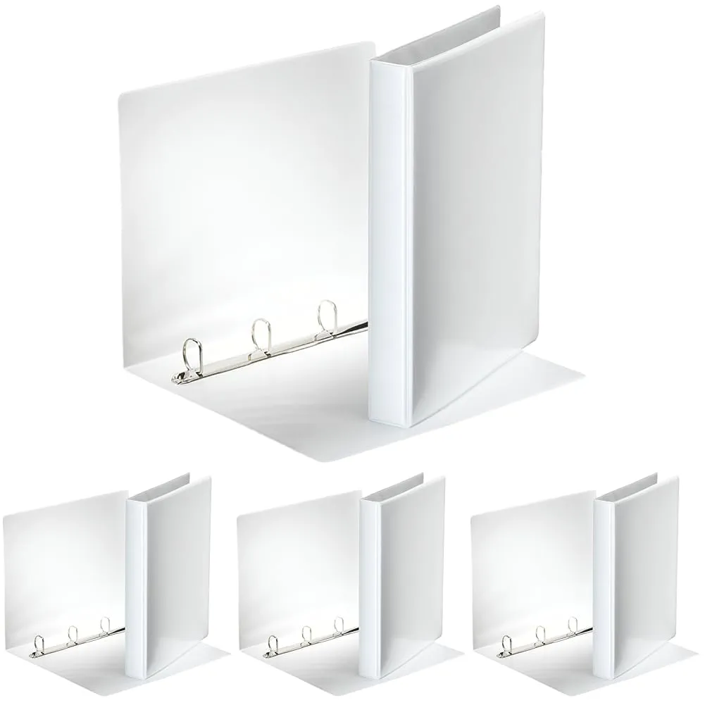 Esselte Essentials Panorama raccoglitore 4 anelli bianco 4.4 cm