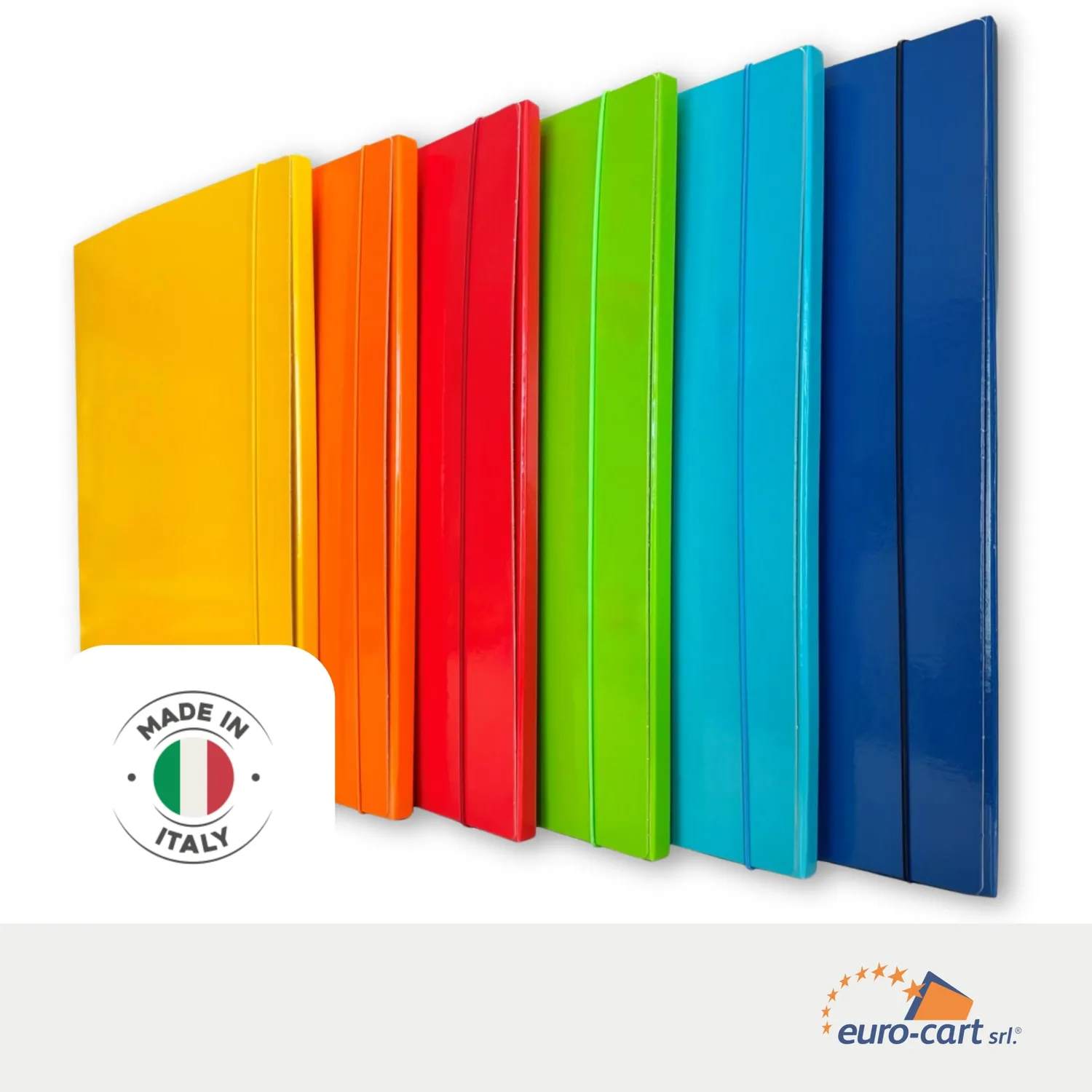 EURO CART Classic cartellina elastico A4 assortiti 6 pezzi
