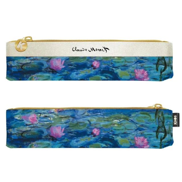 Kaos Classic Monet Ninfee portapenne flat 21,5x7x2,5