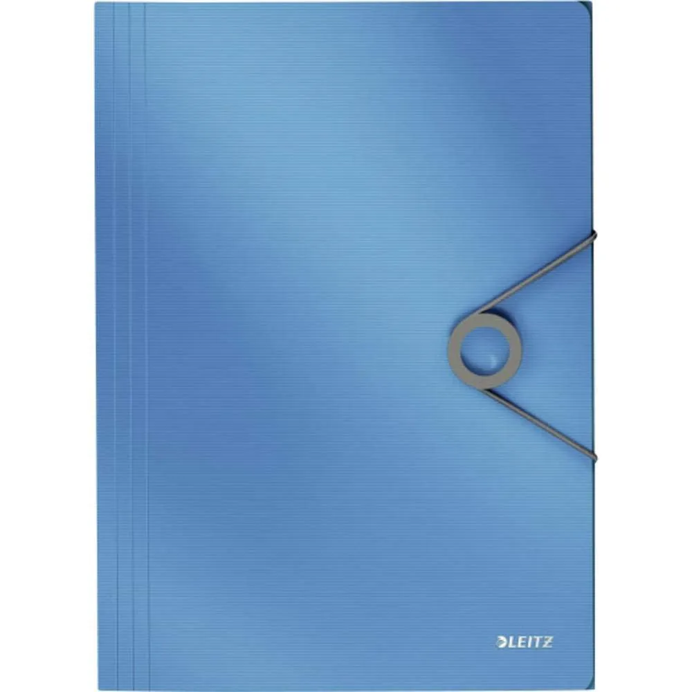 Leitz Solid 45631095 cartellina 3 lembi A4 nera 150 fogli