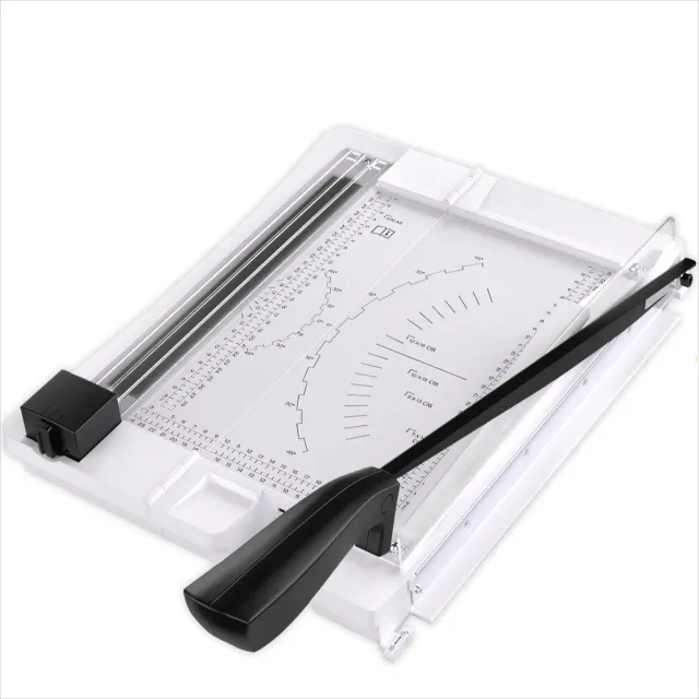 ACROPAQ taglierina carta A4 A3 bianca 3 lame pieghevole