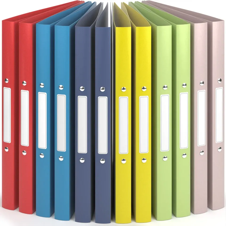 ACROPAQ Raccoglitori A4 2 Anelli Collezione Nature 12 Pezzi