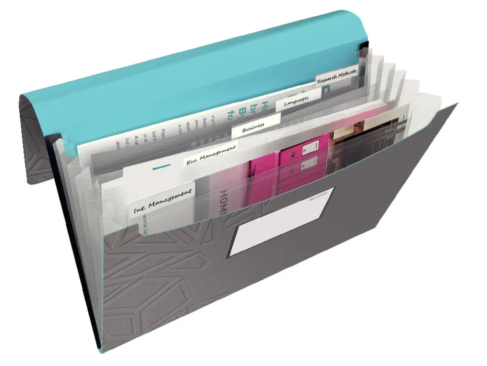 Leitz Urban Chic 39970089 cartella espandibile A4 grigio scuro 250 fogli