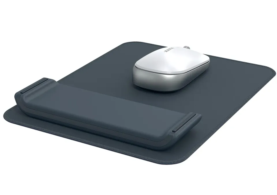 Leitz Ergo WOW 65170089 tappetino mouse poggiapolsi grigio scuro