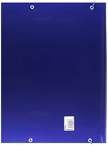 Esselte C46 cartella 3 lembi con elastico blu 25x35 cm