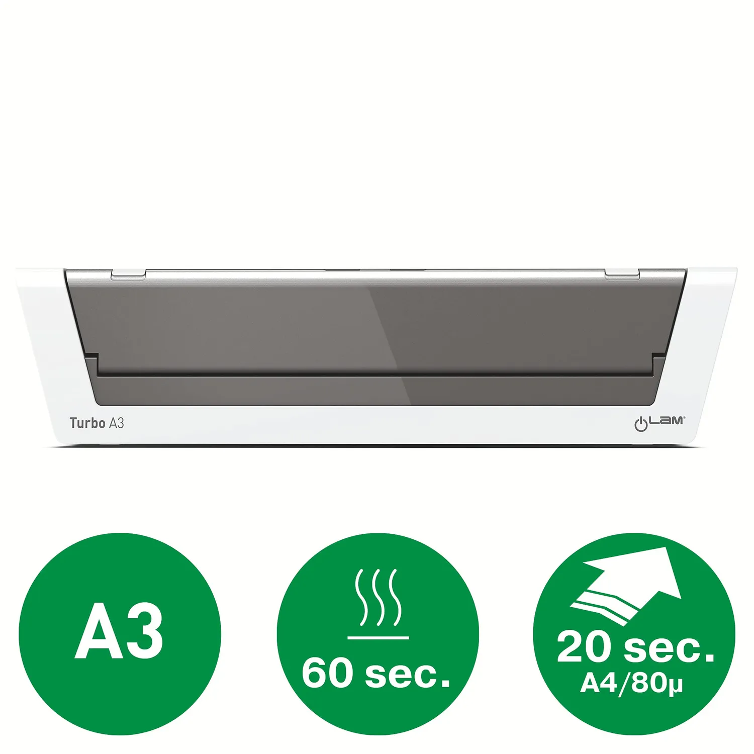 Leitz Ergo WOW iLAM Touch Turbo2 plastificatrice A3 6 rulli automatica
