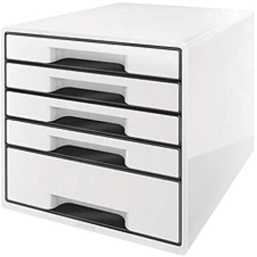Leitz Plus Organizer Cassetti Trasparente 4 Scomparti