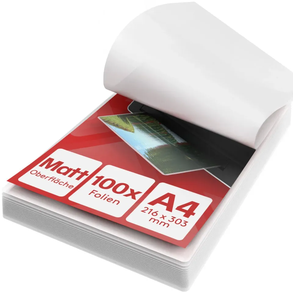 ACROPAQ Pouches plastificazione A4 100 micron opache 100 pz