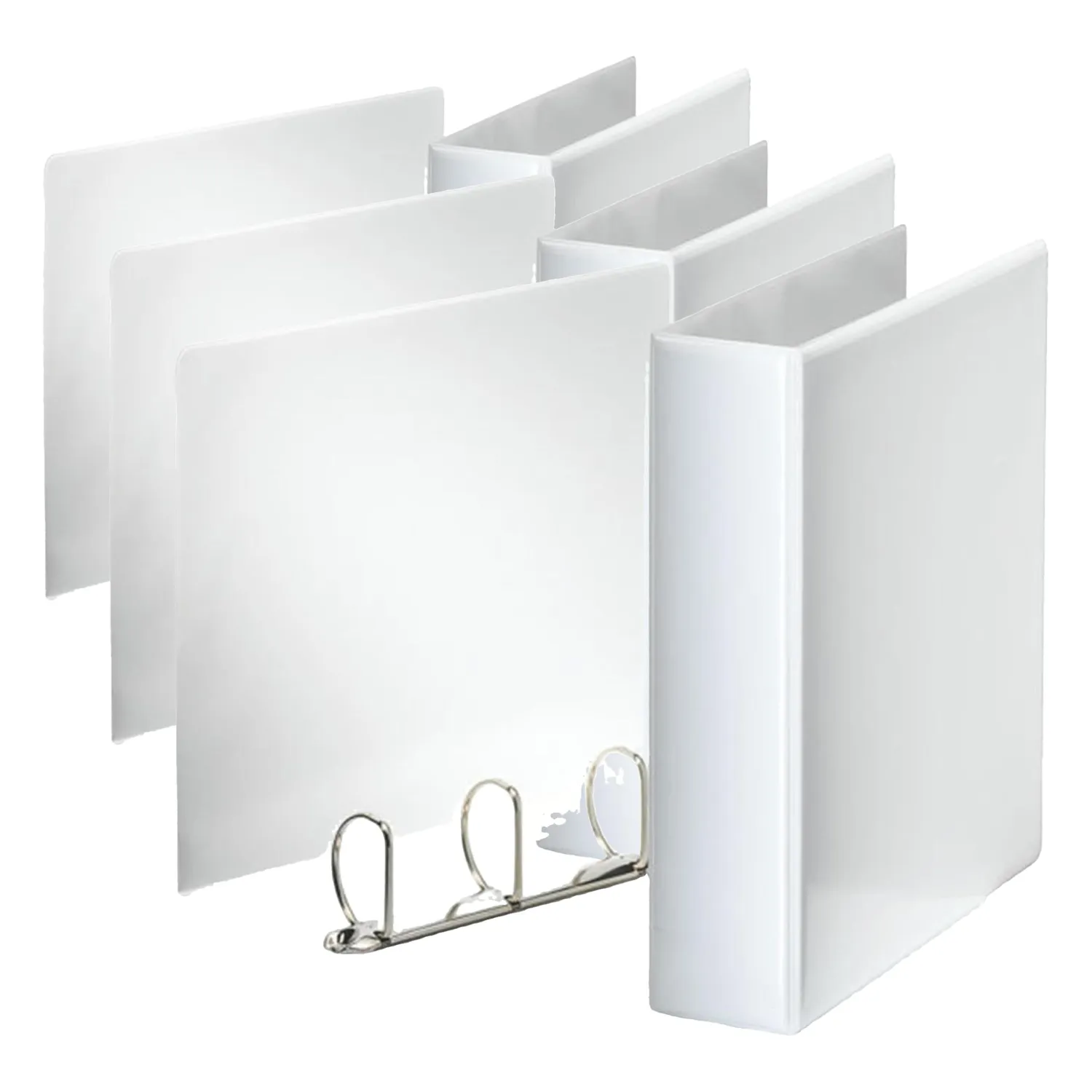 Esselte Essentials 49705 raccoglitore 4 anelli bianco dorso 7,7 cm