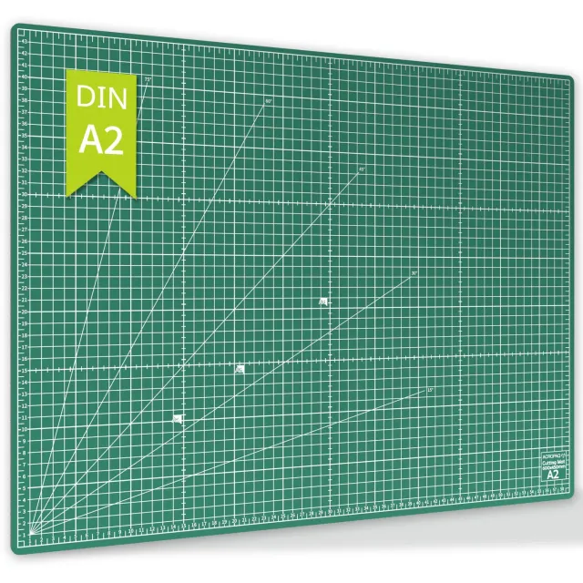 Acropaq tappetino da taglio A2 60x45 verde autoriparante