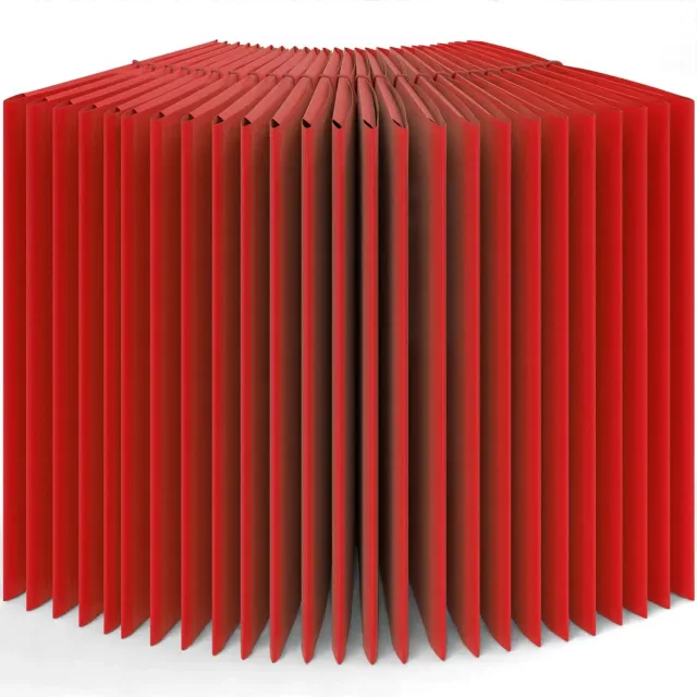 ACROPAQ Cartelline A4 Elastico 3 Lembi Rosse 25 Pezzi