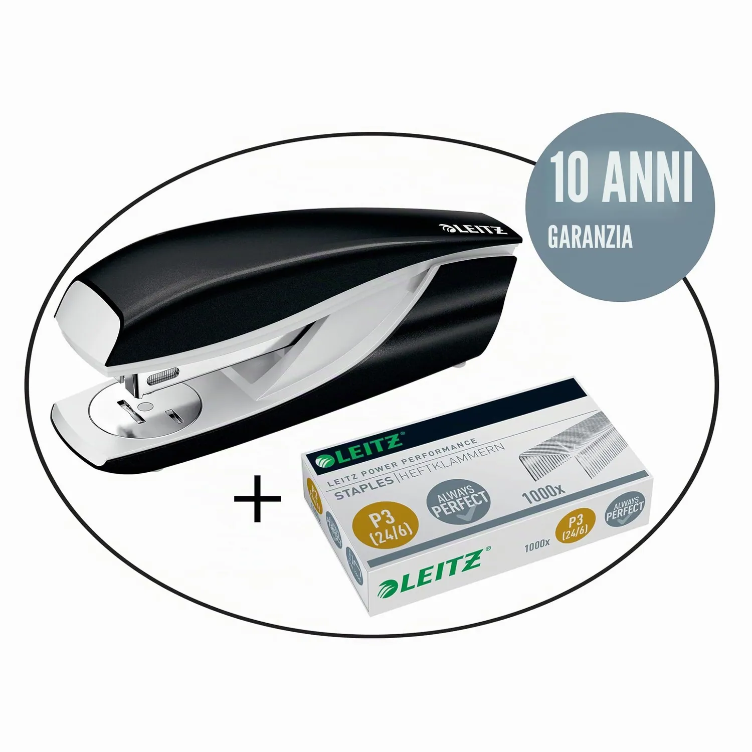 Leitz MyBox Power Performance P3 punti 24/6 1000 pezzi zincati