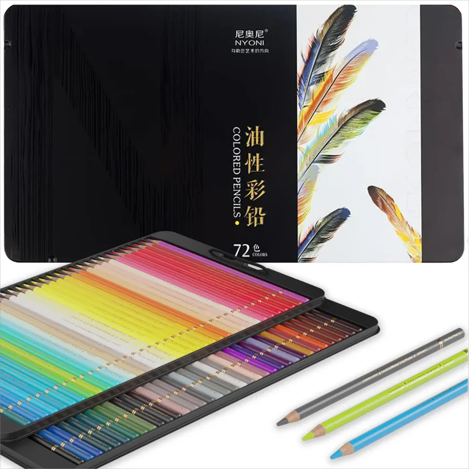 ACROPAQ matite colorate base olio 72 colori
