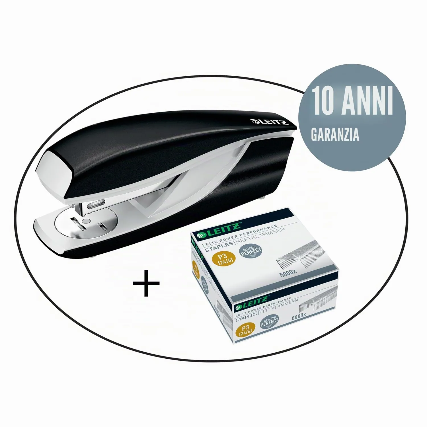 Leitz Ergo WOW Power Performance P3 punti 24/6 5000 pezzi zincati