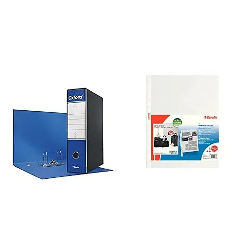 Oxford G83 registratori a leva blu 6 pz dorso 8 cm