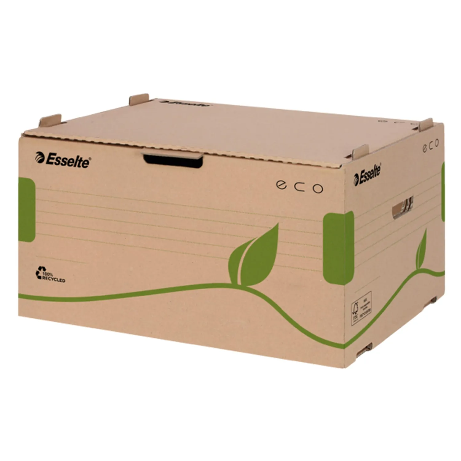 Esselte Ecobox Scatola Archivio A4 Dorso 10cm 25 Pezzi Cartone