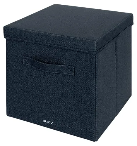 Leitz MyBox 61450089 scatole tessuto grigie set 2 con coperchio