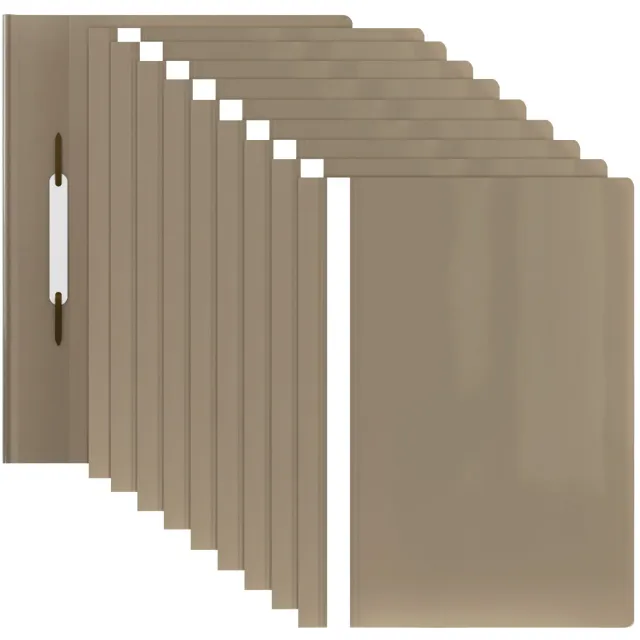 ACROPAQ Cartelline A4 in PP kaki pastello 10 pezzi
