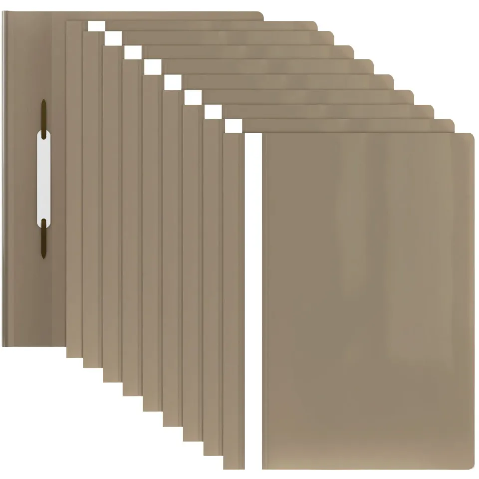 ACROPAQ Cartelline Portadocumenti A4 PP Kaki Pastel 10 Pezzi