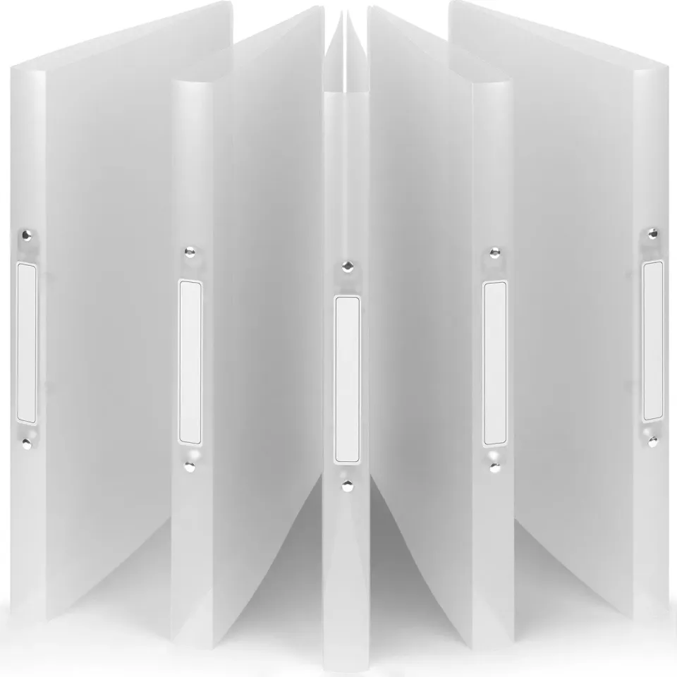 ACROPAQ Raccoglitore A4 2 Anelli Trasparente 16 mm