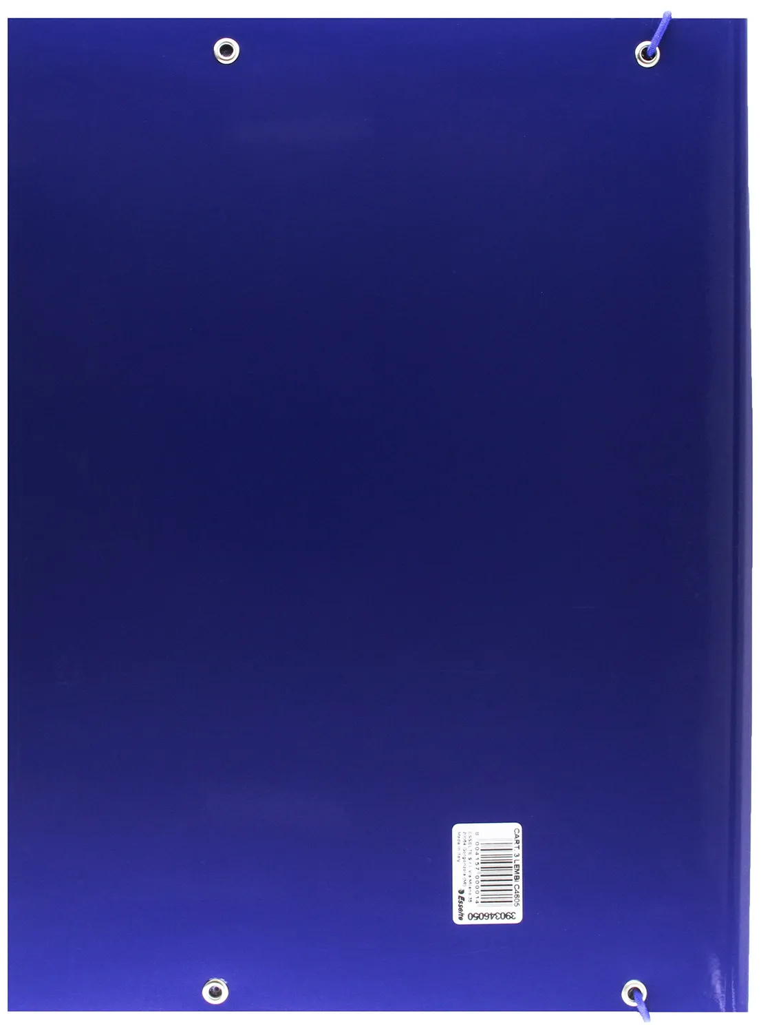 Esselte C46 cartella 3 lembi con elastico blu 25x35 cm